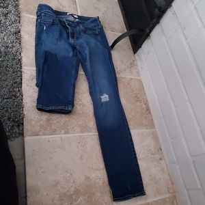 Hollister size 5 blue jeans